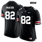 Men's NCAA Ohio State Buckeyes Garyn Prater #82 College Stitched Authentic Nike White Number Black Football Jersey UM20G82CL